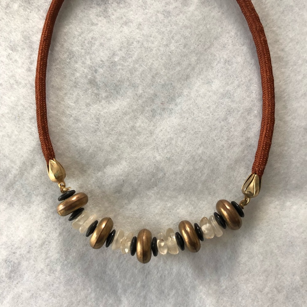 Vintage Beaded Choker Necklace